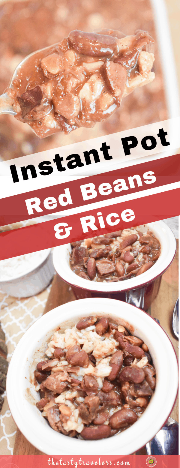 Beans And Rice Instant Pot
 Instant Pot Red Beans and Rice The Tasty Travelers