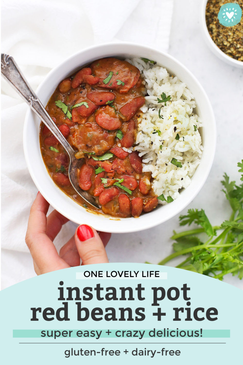 Beans And Rice Instant Pot
 Instant Pot Red Beans and Rice SO GOOD • e Lovely Life