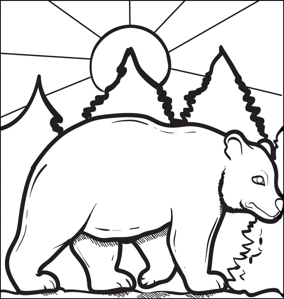Bear Coloring Pages For Kids
 FREE Printable Bear Coloring Page for Kids – SupplyMe