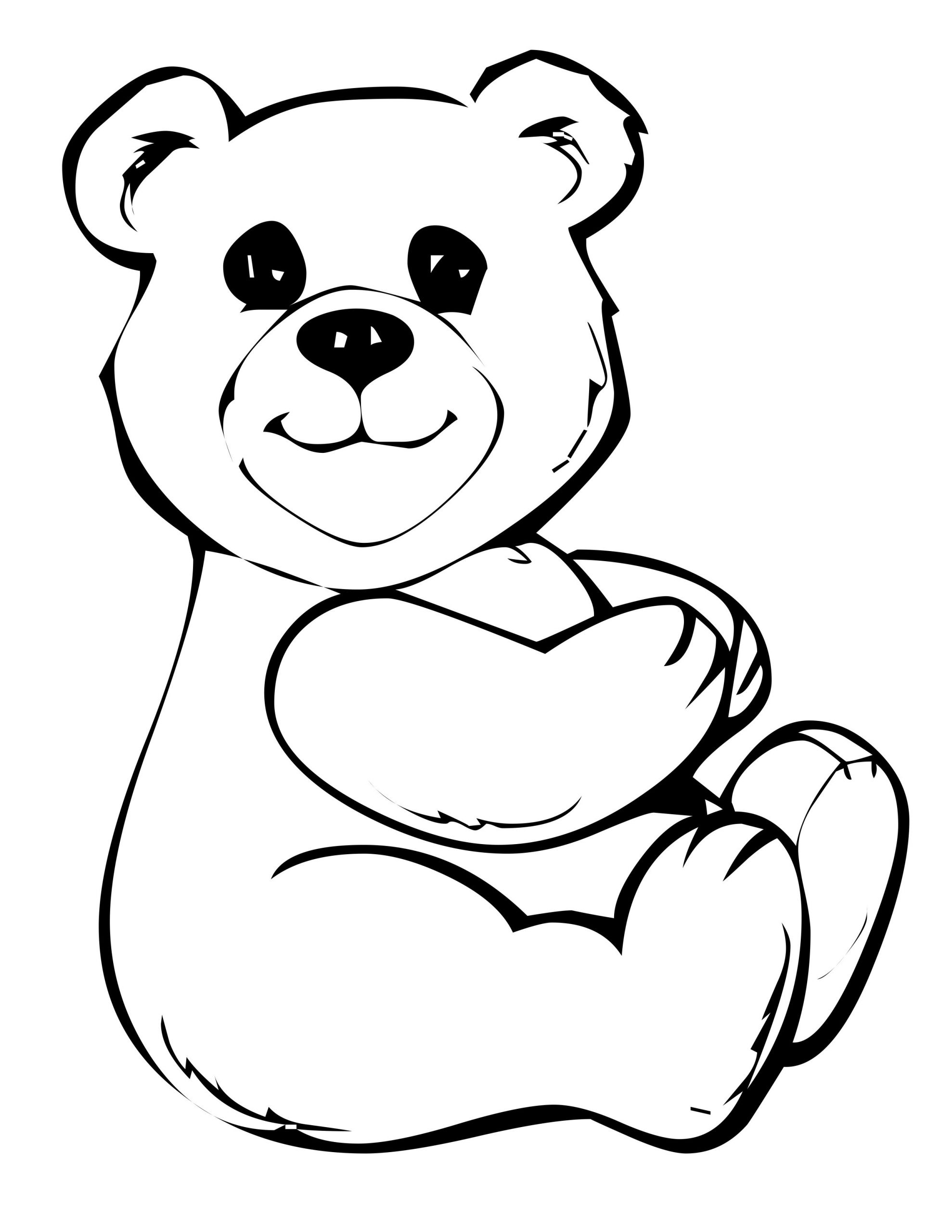 Bear Coloring Pages For Kids
 Free Printable Teddy Bear Coloring Pages For Kids