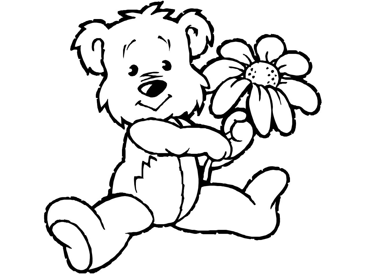 Bear Coloring Pages For Kids
 Free Printable Teddy Bear Coloring Pages – Technosamrat