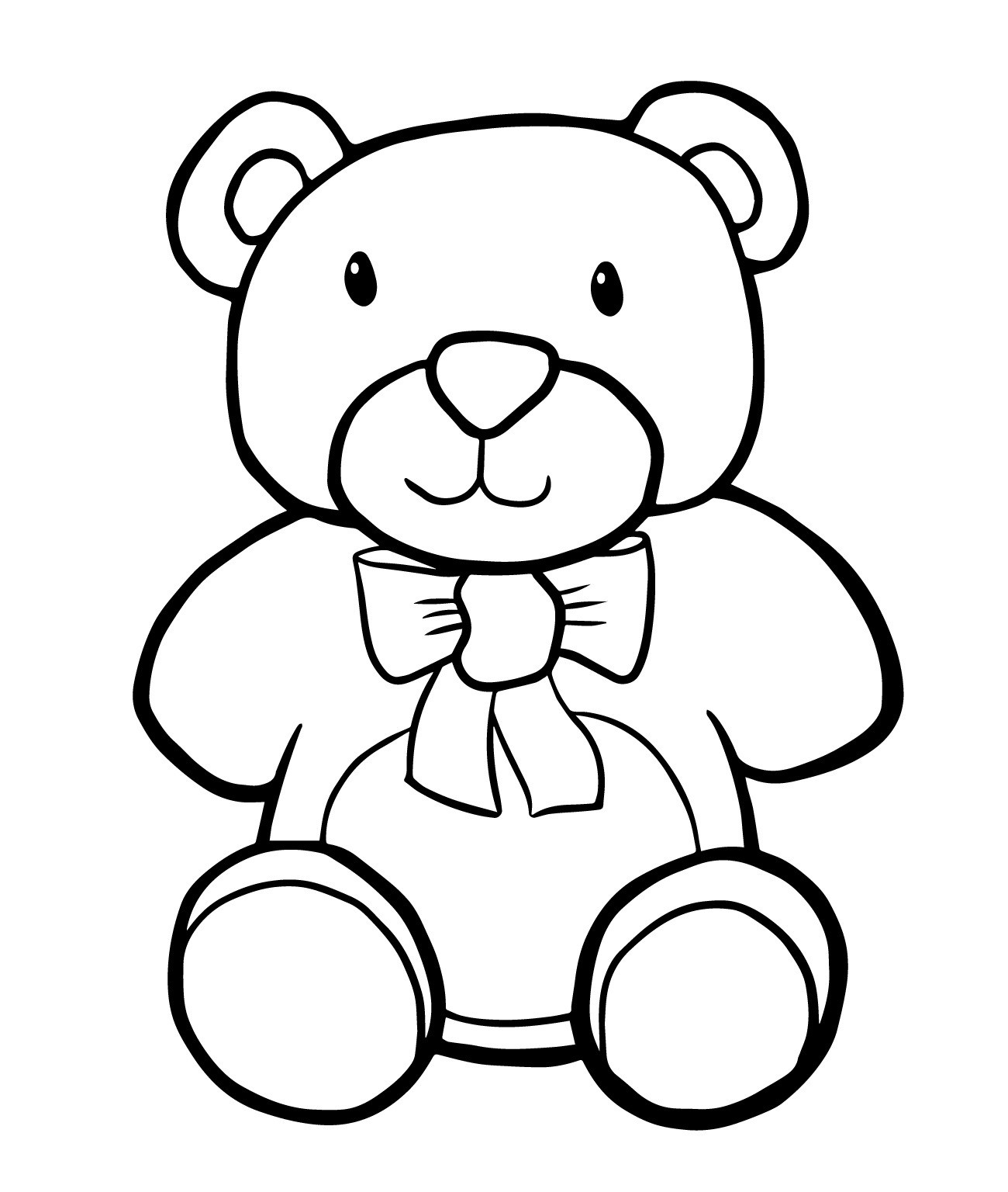 Bear Coloring Pages For Kids
 Free Printable Teddy Bear Coloring Pages For Kids