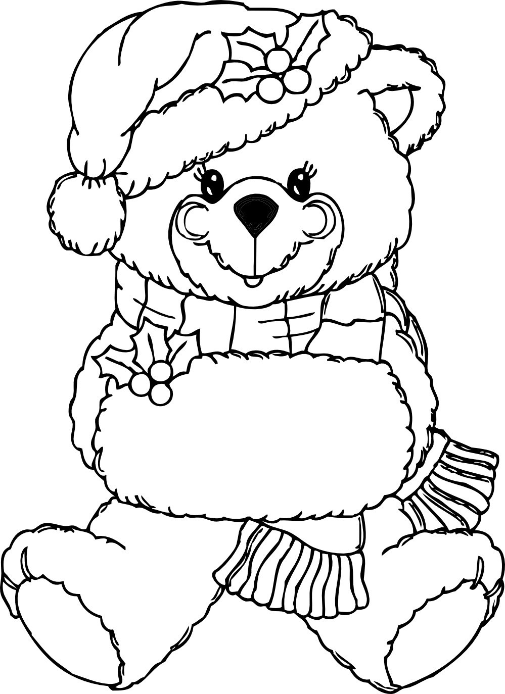 Bear Coloring Pages For Kids
 Free Printable Teddy Bear Coloring Pages For Kids