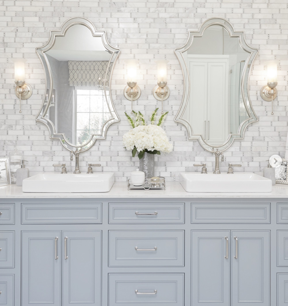 Beautiful Bathroom Mirrors
 The 15 Most Beautiful Bathrooms on Pinterest Sanctuary