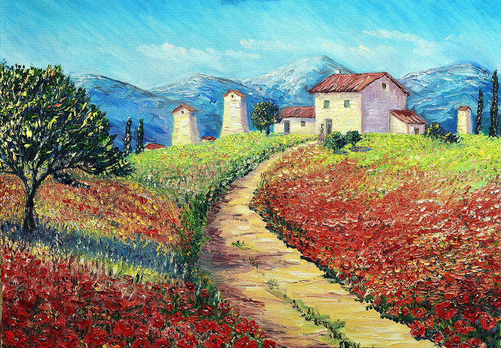 Beautiful Landscape Paintings
 How to paint a beautiful landscape in oil or acrylic