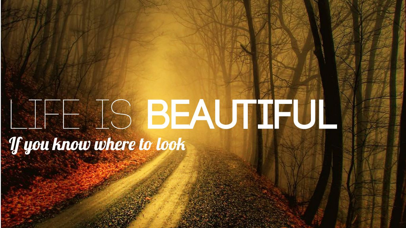 Beautiful Quotes About Life
 Life is Beautiful