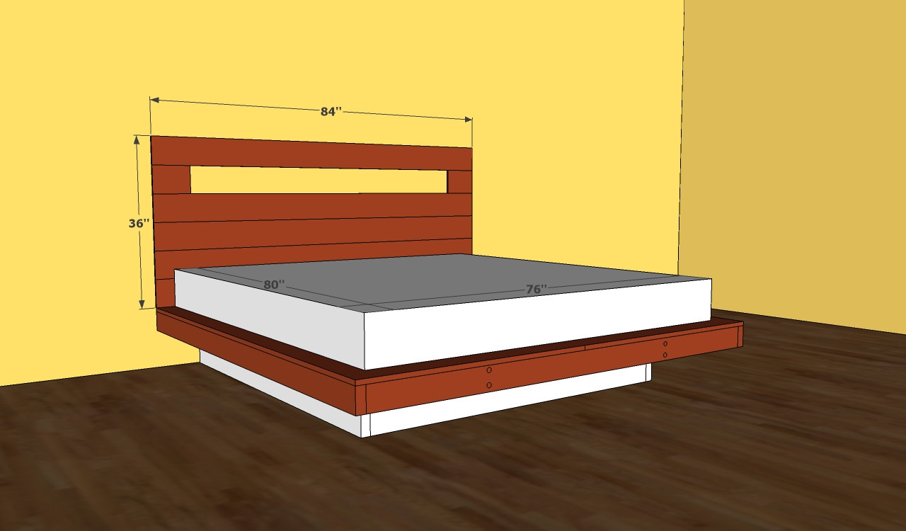 Bed Frame DIY Plans
 King Bed Frame Plans
