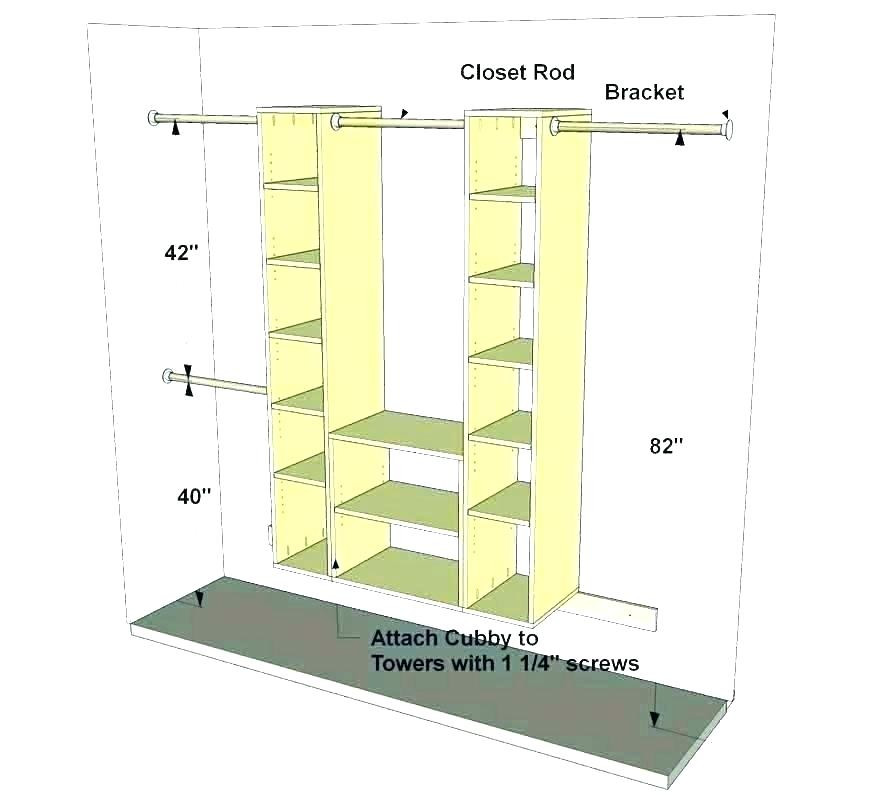 Bedroom Closet Dimensions
 standard closet depth bedroom