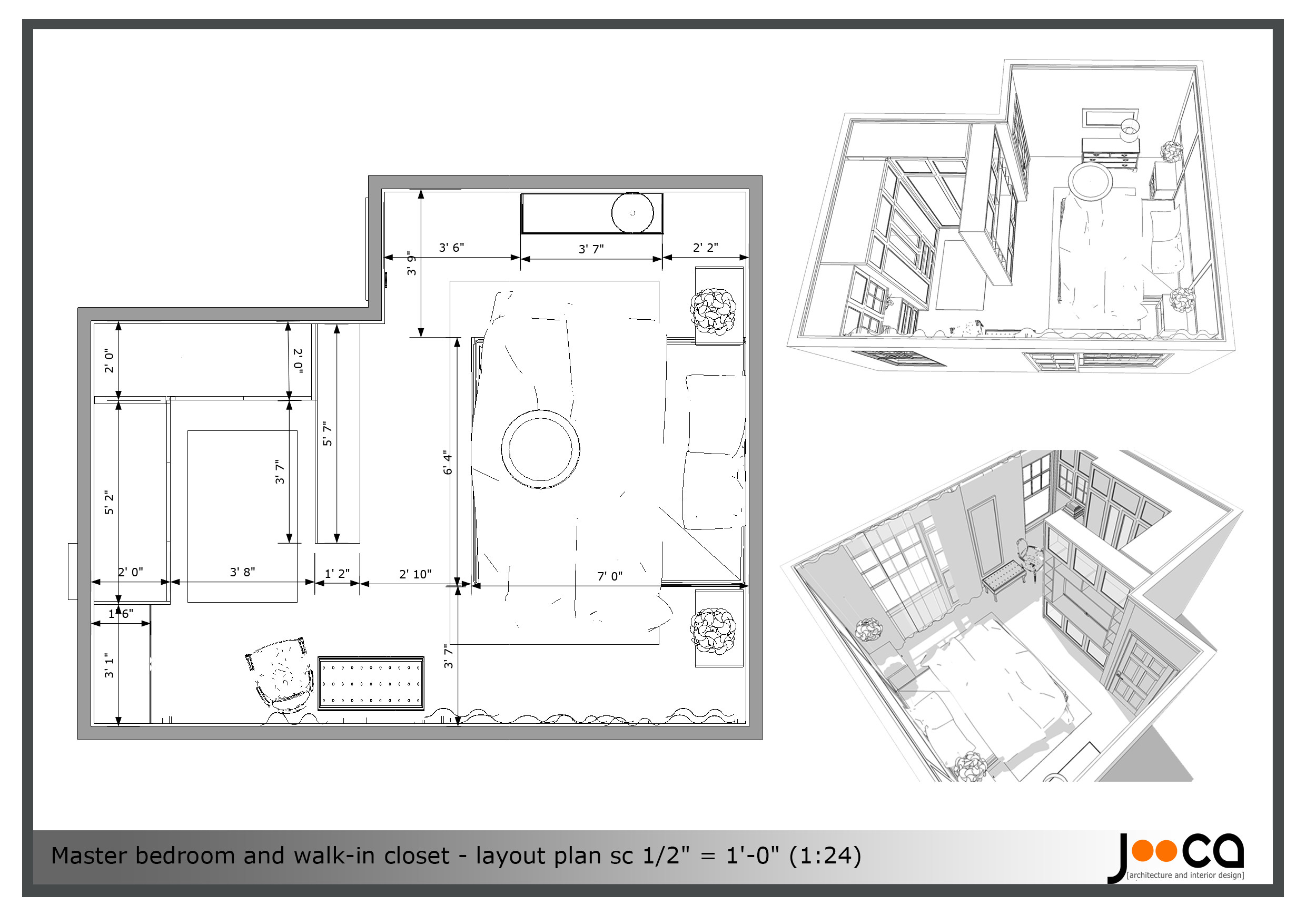 Bedroom Closet Dimensions
 arcbazar ViewDesignerProject ProjectBedroom Design