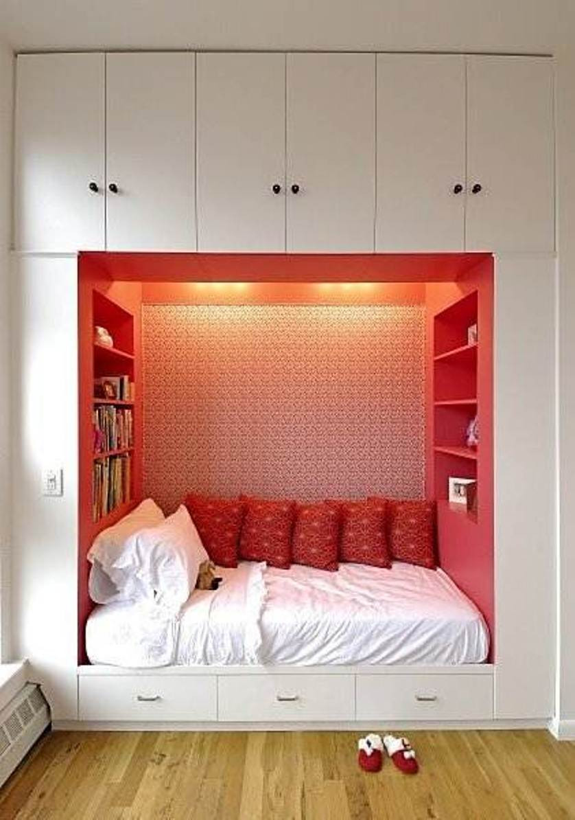 Bedroom Design For Small Space
 small bedroom storage design ideas photos 06