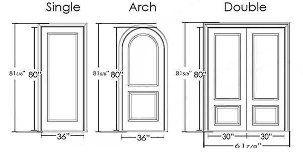 Bedroom Door Dimensions
 What is the standard size of doors and windows Quora