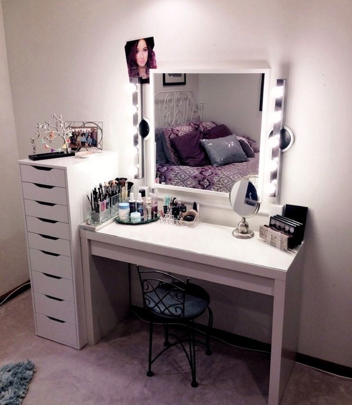 Bedroom Makeup Vanity With Lights
 1001 makeup vanity ideas to create your very own beauty salon