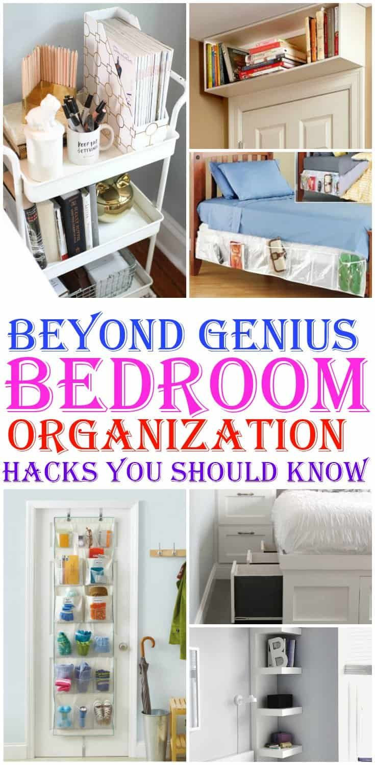 Bedroom Organization Hacks
 Best 25 Bedroom hacks ideas on Pinterest
