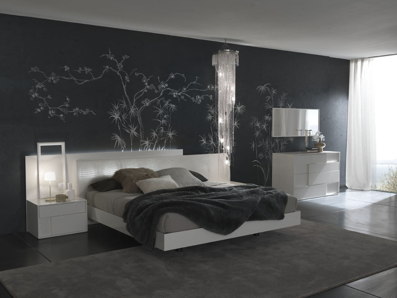 Bedroom Wall Design
 Bedroom Decorating Ideas from Evinco