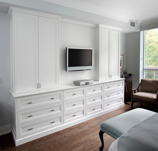 Bedroom Wall Units With Drawers
 Built Ins Traditional Bedroom Toronto by Somerset