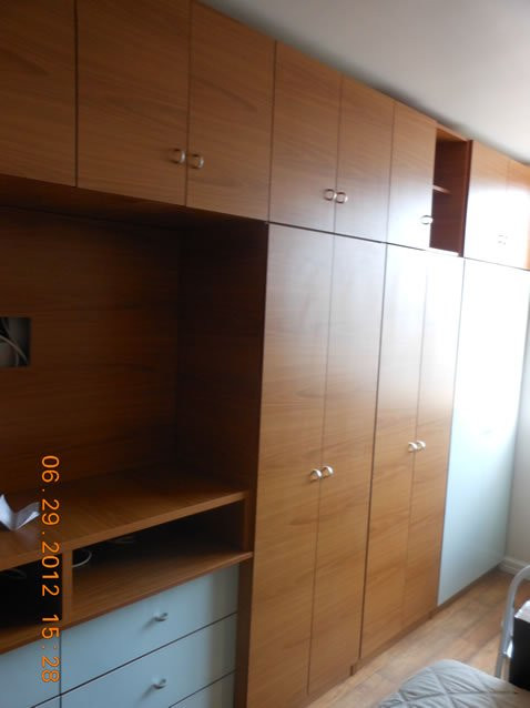 Bedroom Wall Units With Drawers
 Custom Bedroom Wall Unit w Doors Drawers & TV Space