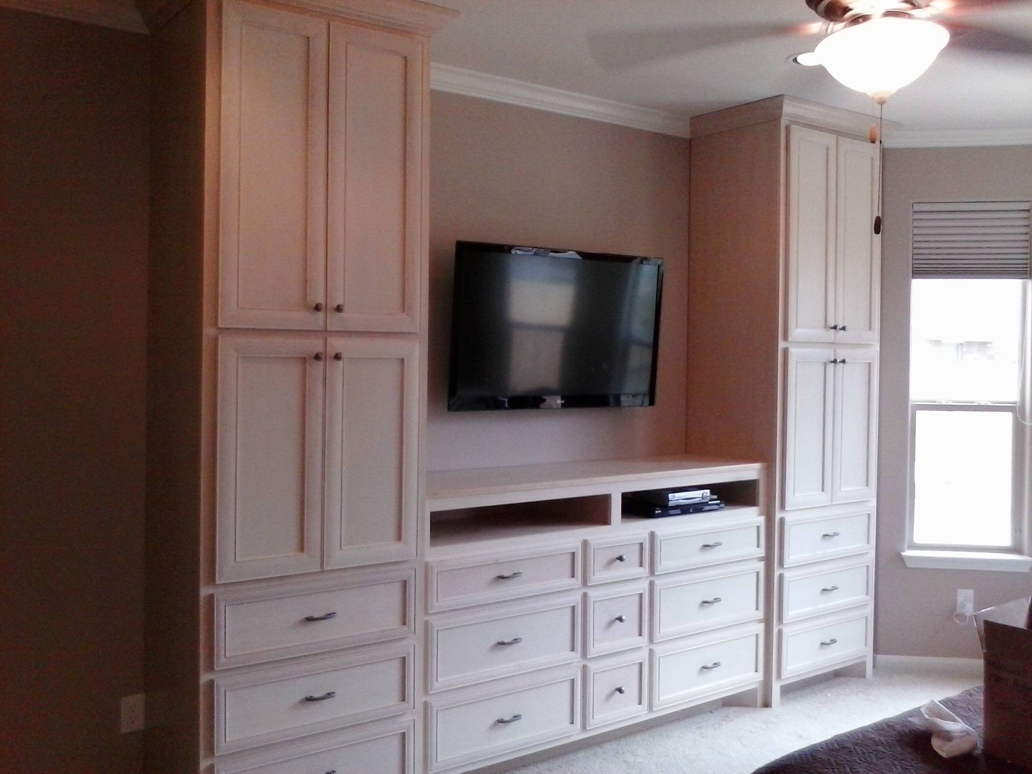 Bedroom Wall Units With Drawers
 30 Best Collection of Double Wardrobe With Drawers and Shelves