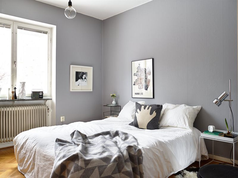 Bedroom With Grey Walls
 decordots Interior inspiration