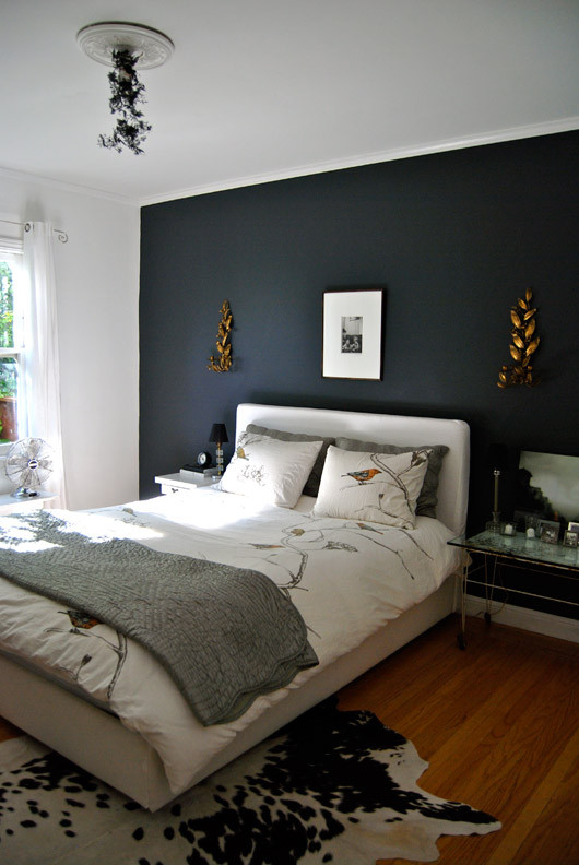 Bedroom With Grey Walls
 Flights of Whimsy Accent Walls How do we feel about them