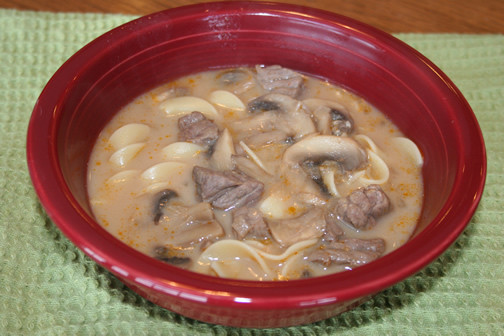 Beef And Noodles Recipe Cream Of Mushroom Soup
 Creamy Beef Mushroom and Noodle Soup
