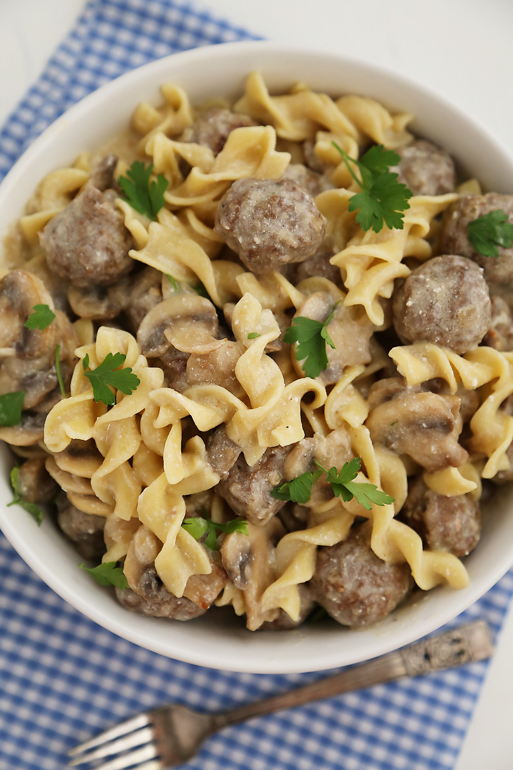 Beef And Noodles Recipe Cream Of Mushroom Soup
 Creamy Mushroom Meatball Stroganoff – The fort of Cooking