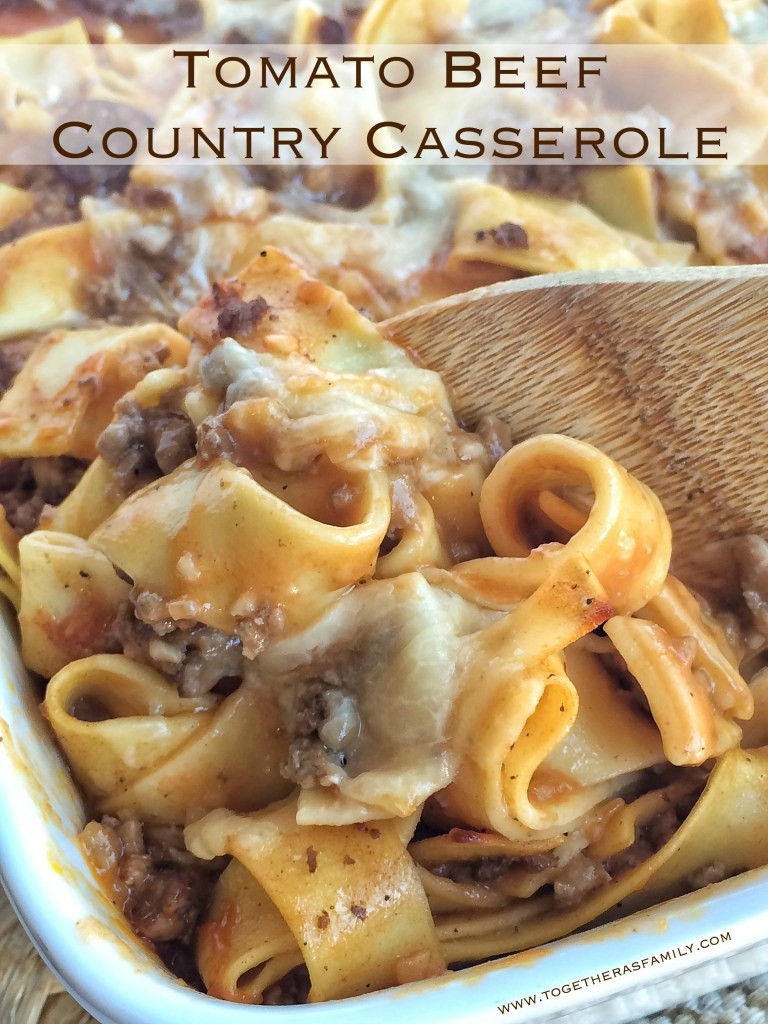 Beef And Noodles Recipe Cream Of Mushroom Soup
 Ground Beef Country Casserole To her as Family