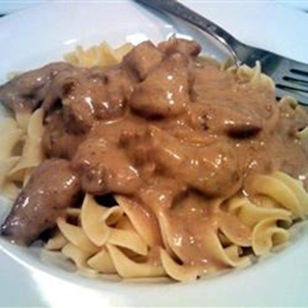 Beef And Noodles Recipe Cream Of Mushroom Soup
 Beef Tips and Noodles Recipe