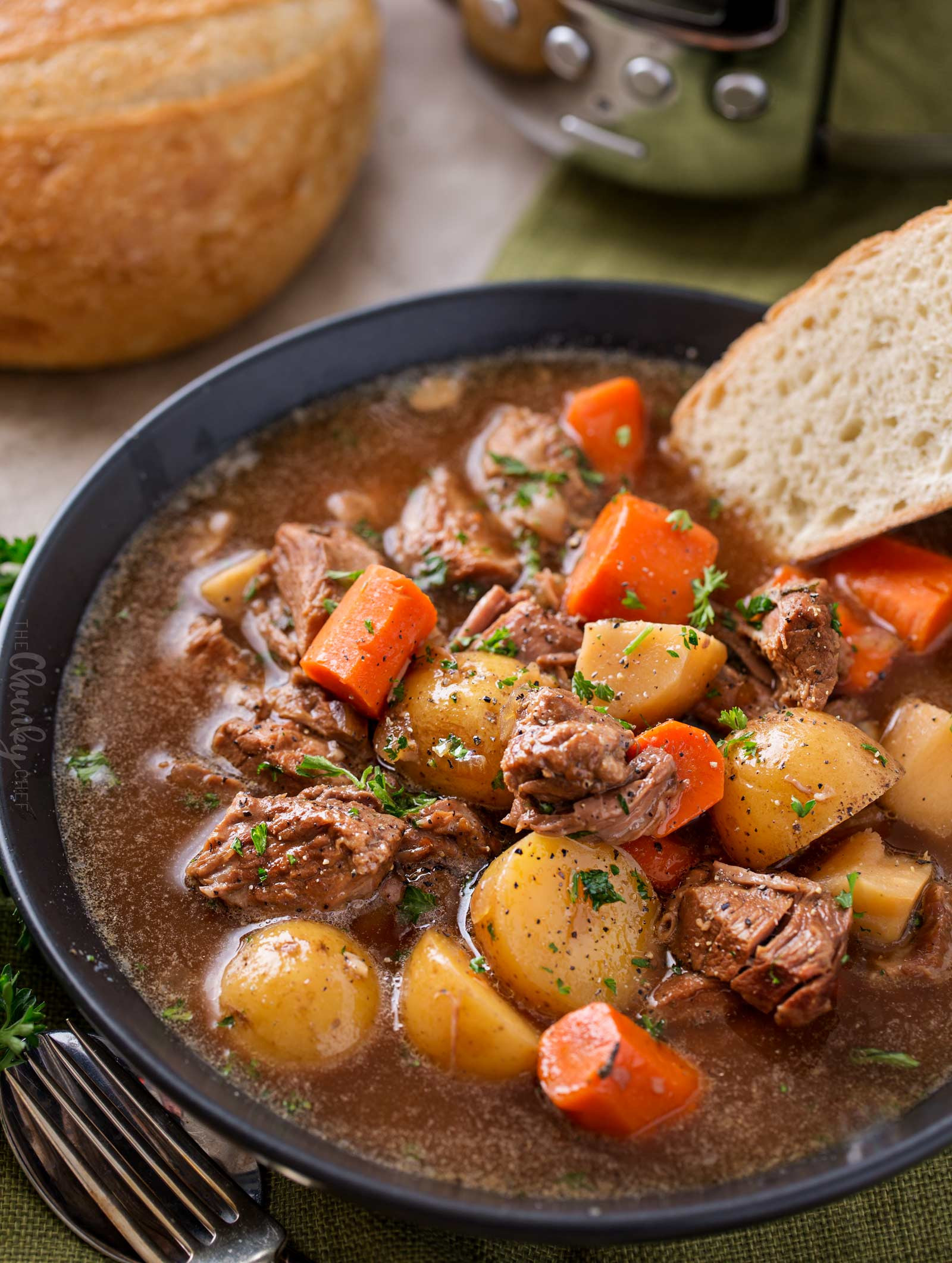 Beef Stew On Stove
 Beer and Horseradish Slow Cooker Beef Stew The Chunky Chef