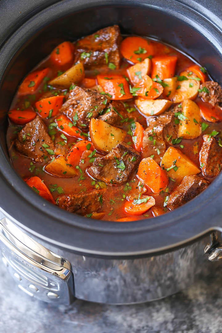 Beef Stew On Stove
 Cozy Slow Cooker Beef Stew