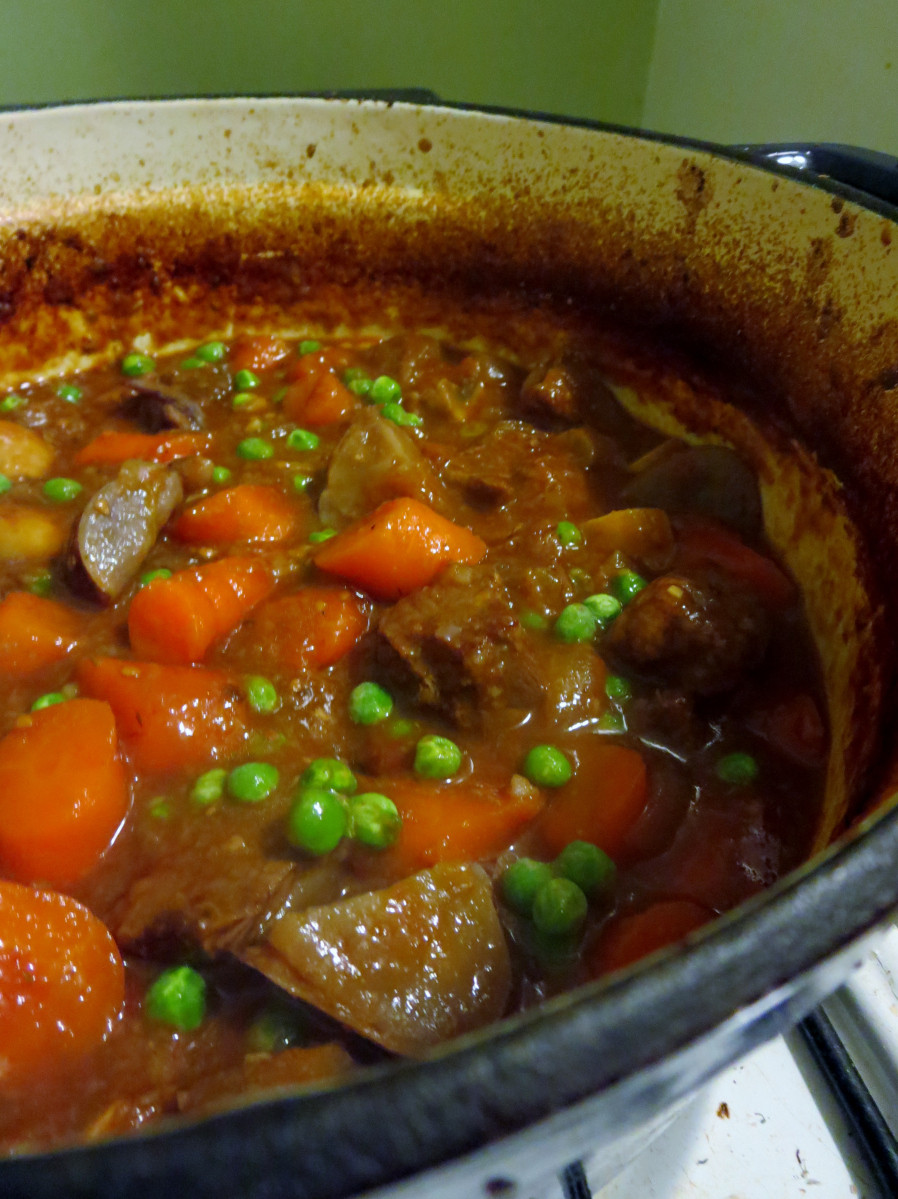 Beef Stew On Stove
 Oven Baked Beef Stew