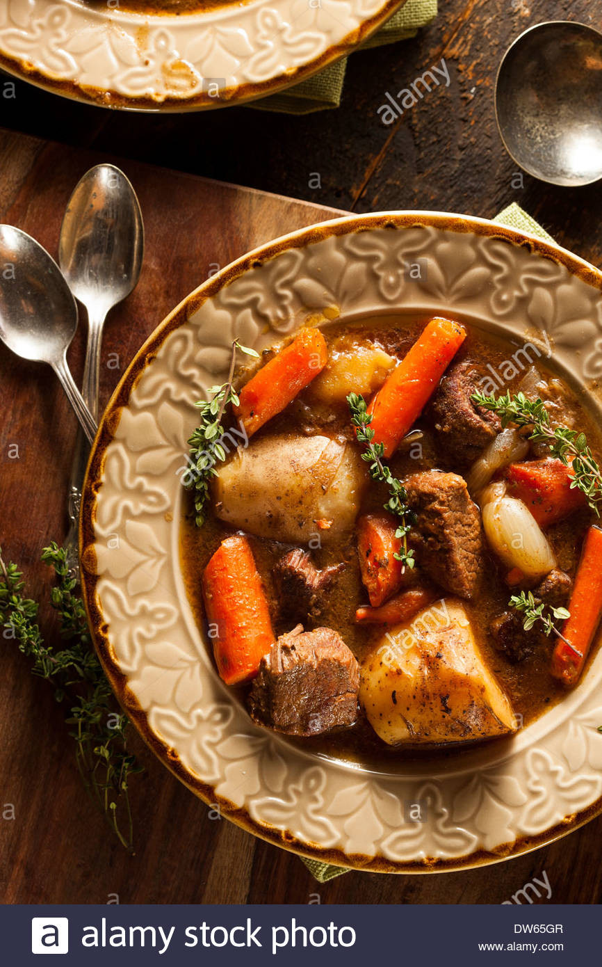 Beef Stew With Carrots And Potatoes
 Homemade Irish Beef Stew with Carrots and Potatoes Stock