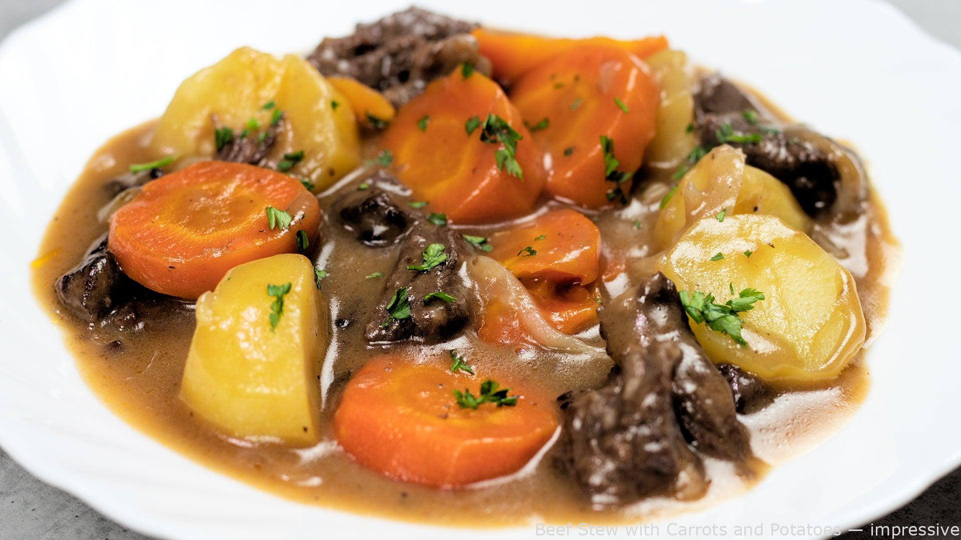 Beef Stew With Carrots And Potatoes
 Beef Stew with Carrots and Potatoes — impressive