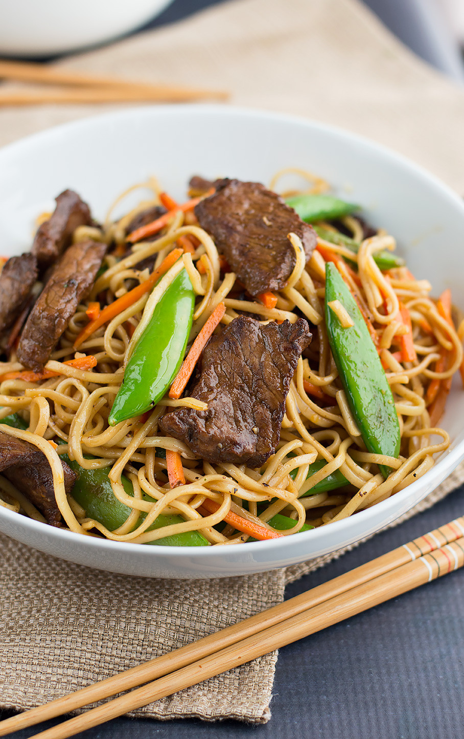Beef Stir Fry Noodles
 Red Thai Curry Stir Fried Chinese Noodles with Beef