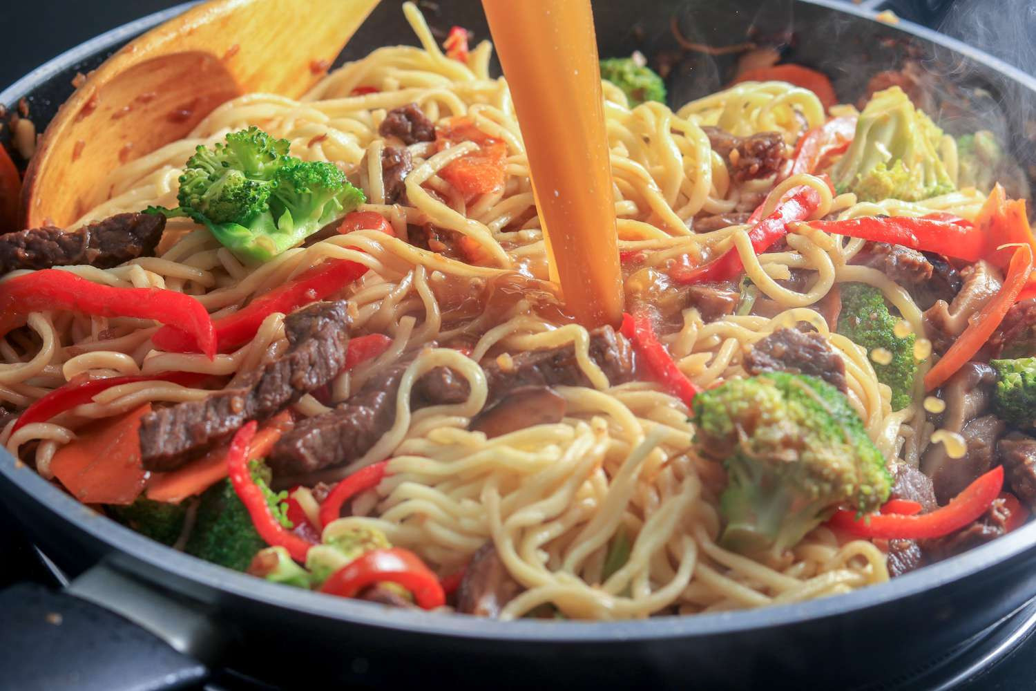 Beef Stir Fry Noodles
 Thai Stir Fried Beef Noodles With Ve ables Recipe