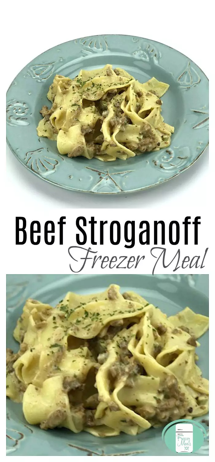 Beef Stroganoff Freezer Meal
 Ground Beef Stroganoff Freezer Meal Freezer Meals 101