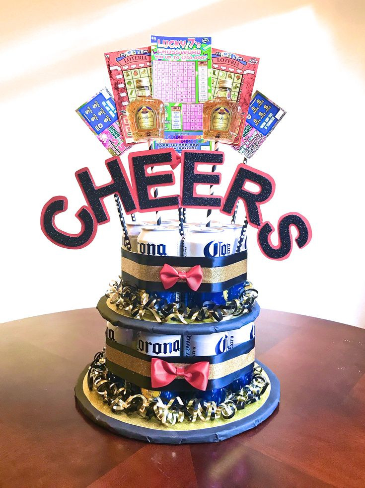 Beer Can Birthday Cake
 Handmade Beer Can Cake for the Man that loves his Corona s