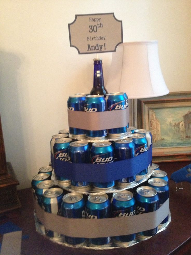 Beer Can Birthday Cake
 Beer can birthday cake Gift ideas