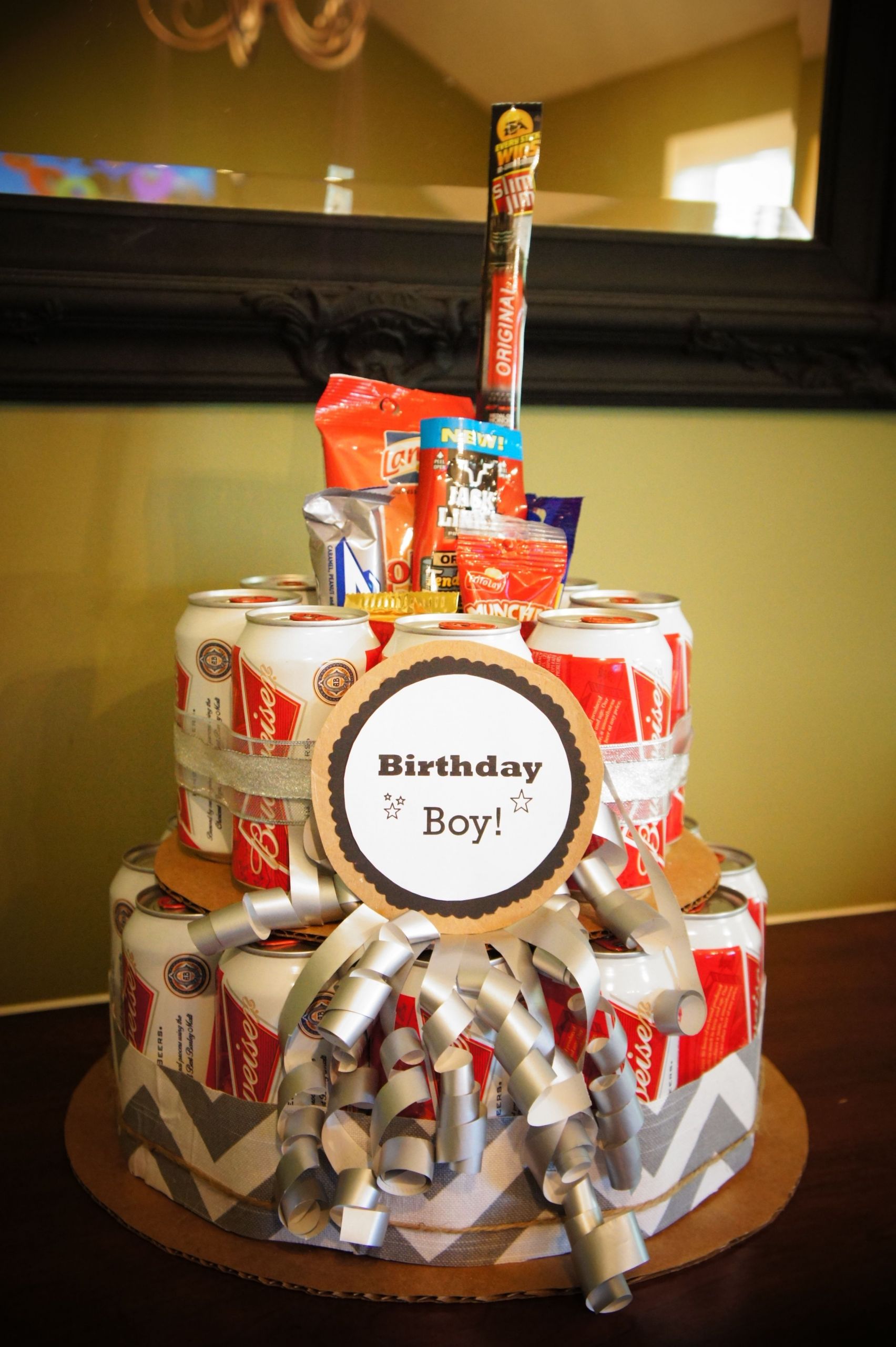 Beer Can Birthday Cake
 Beer Can Cake I made