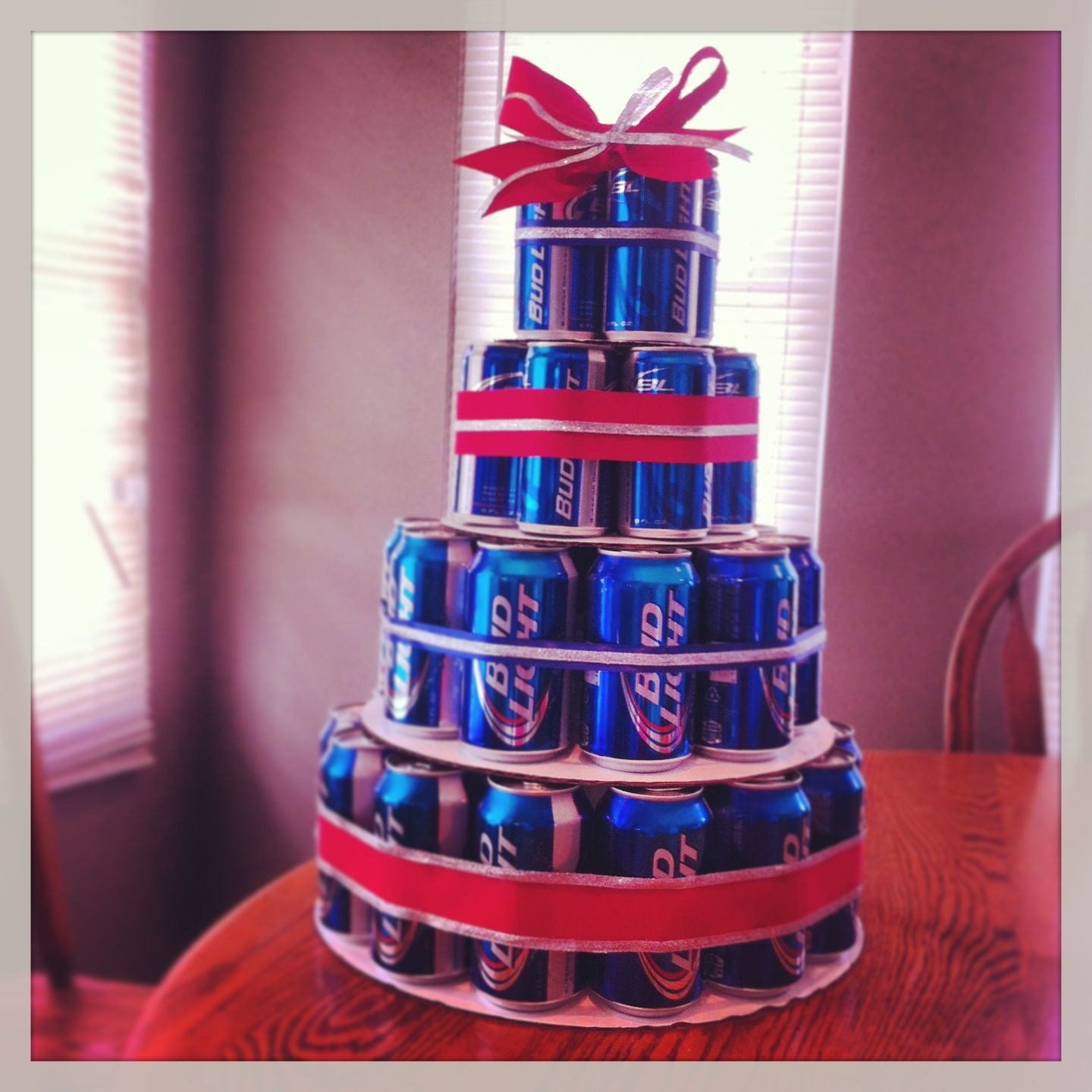 Beer Can Birthday Cake
 The beer can cake I made Birthday Fun