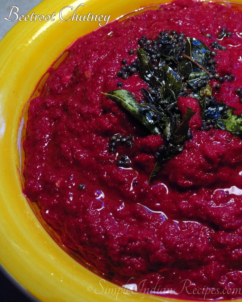 Beetroot Indian Recipes
 Beetroot Chutney