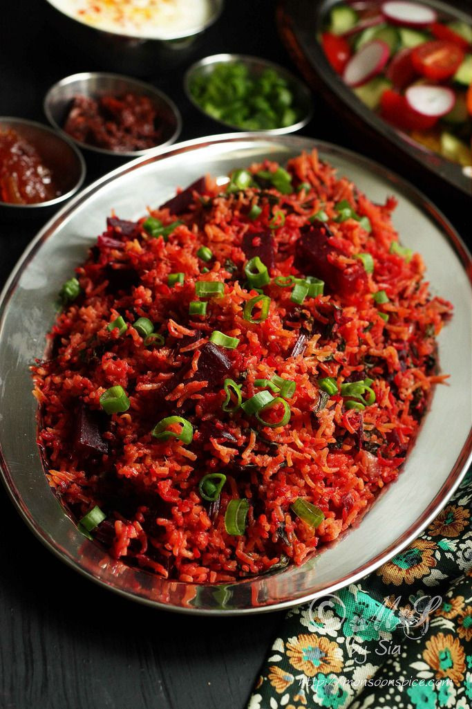 Beetroot Indian Recipes
 Beetroot and Beet Green Pulao Recipe