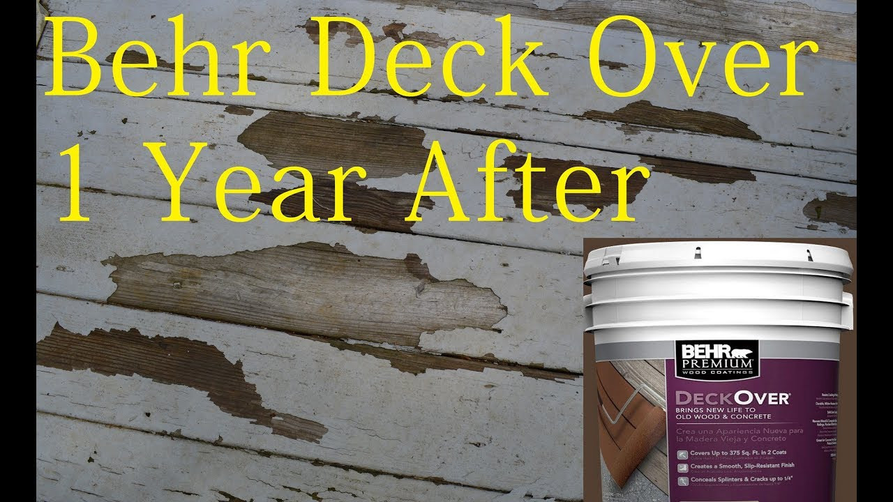 Behr Deck Over Paint Reviews
 Behr Deck Over Paint Review after 1 Year