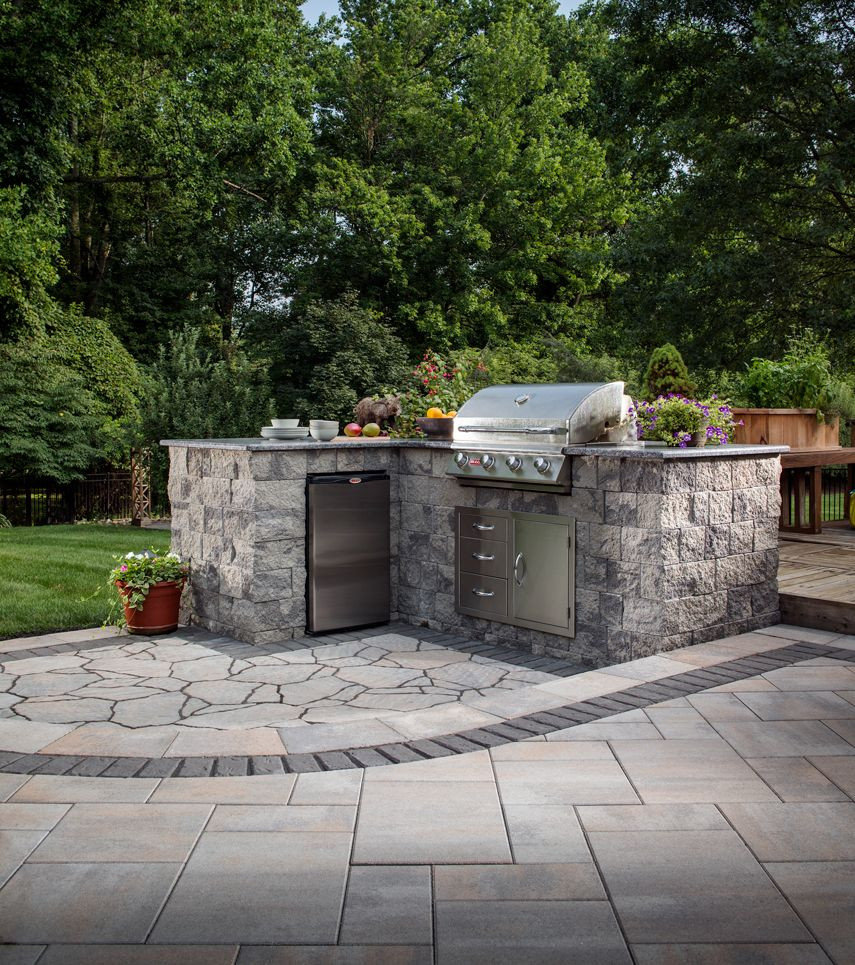 Belgard Outdoor Kitchen
 We love outdoor kitchens especially when they are on our