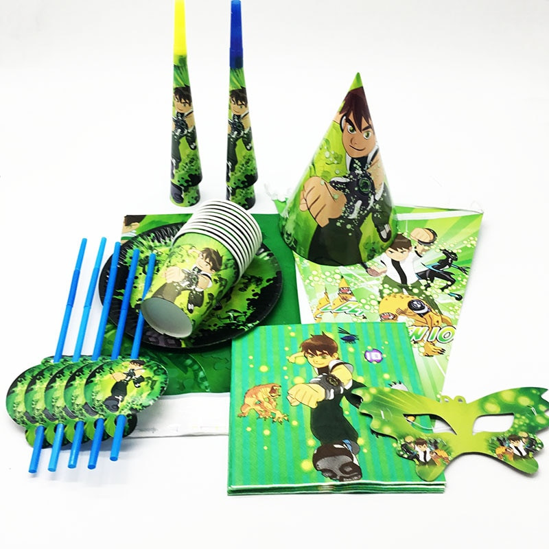 Ben 10 Birthday Party Ideas
 89pcs lot Ben 10 birthday party set Ben 10 party