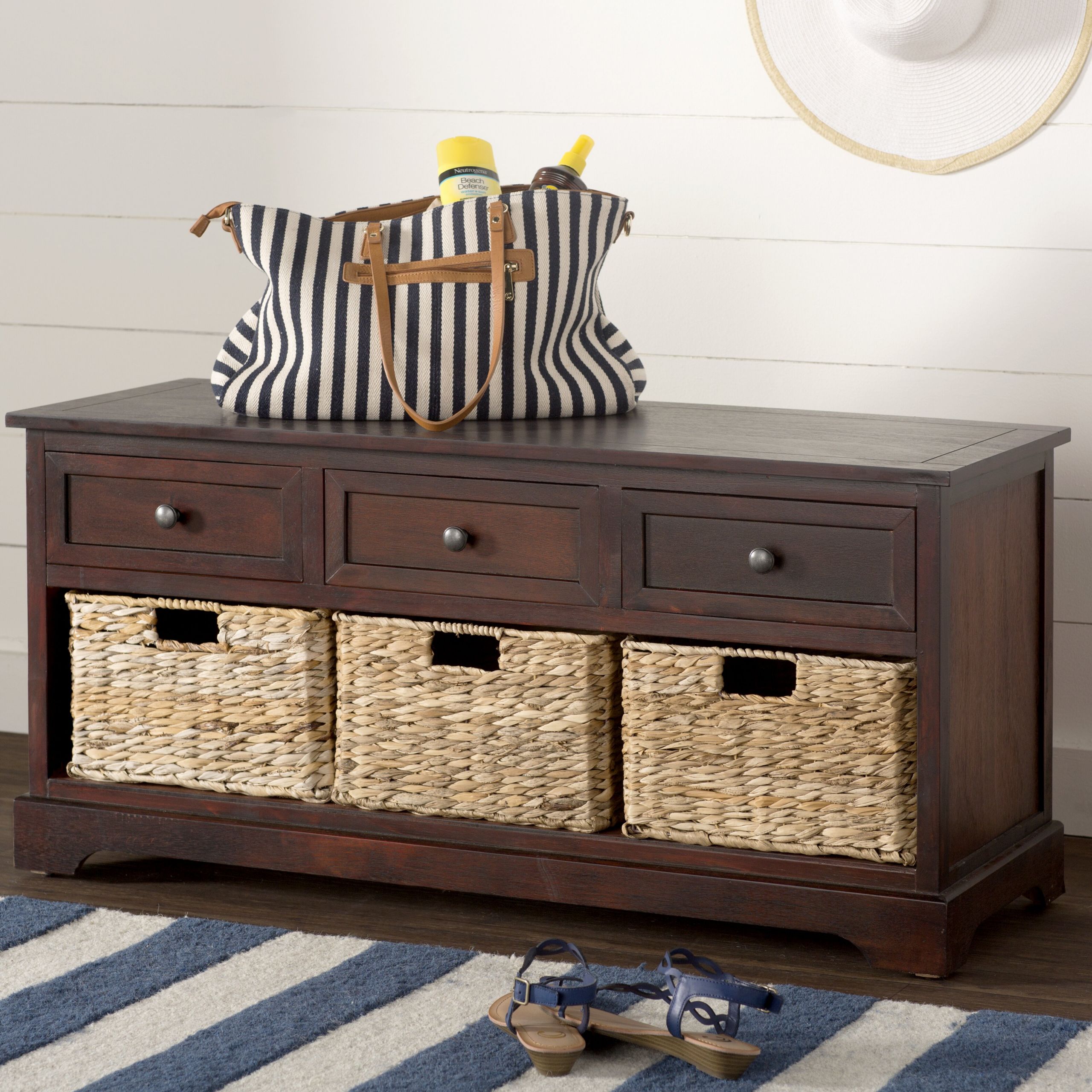 Bench For Entryway With Storage
 Breakwater Bay Lady Lake Storage Entryway Bench & Reviews