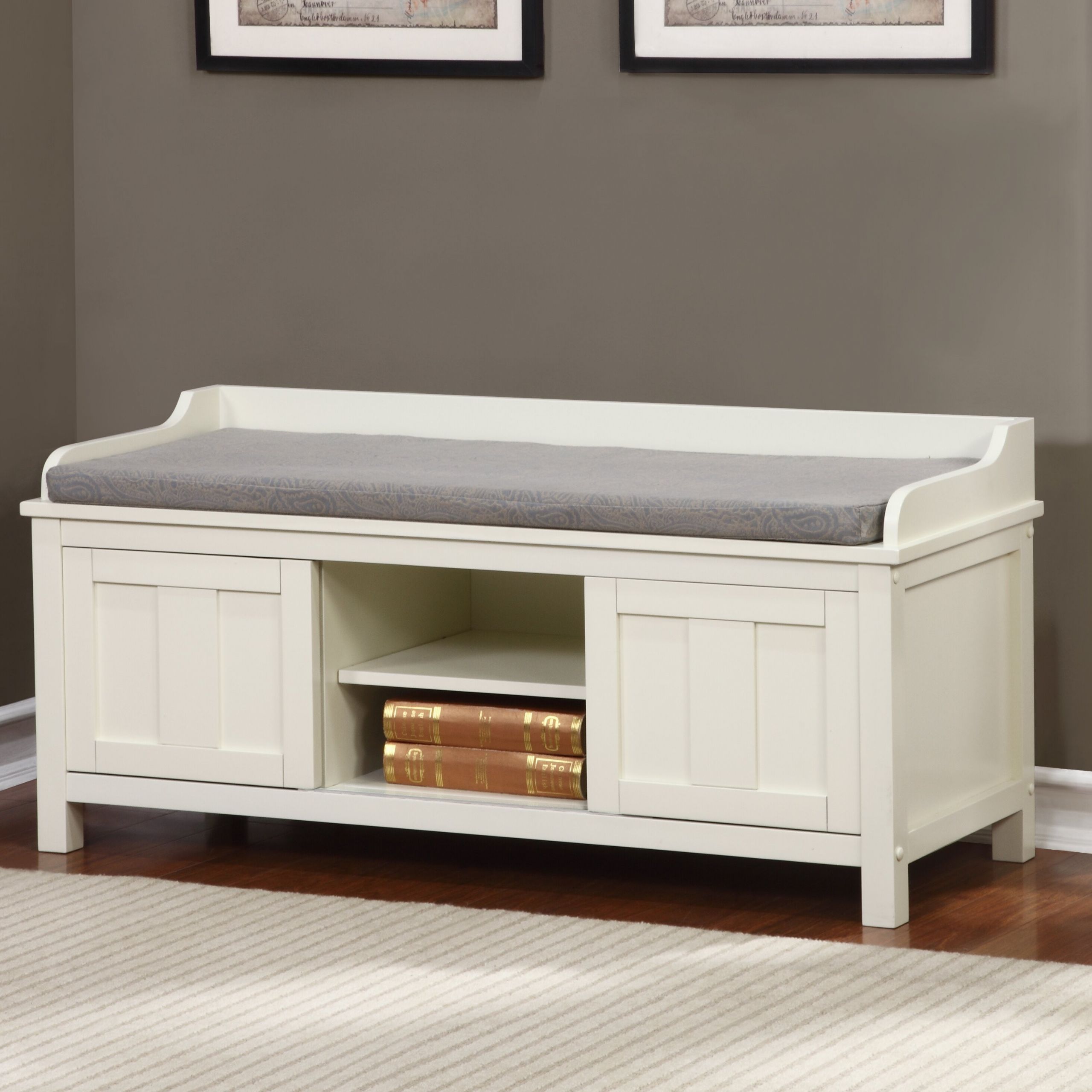 Bench For Entryway With Storage
 Breakwater Bay Maysville Wood Storage Entryway Bench