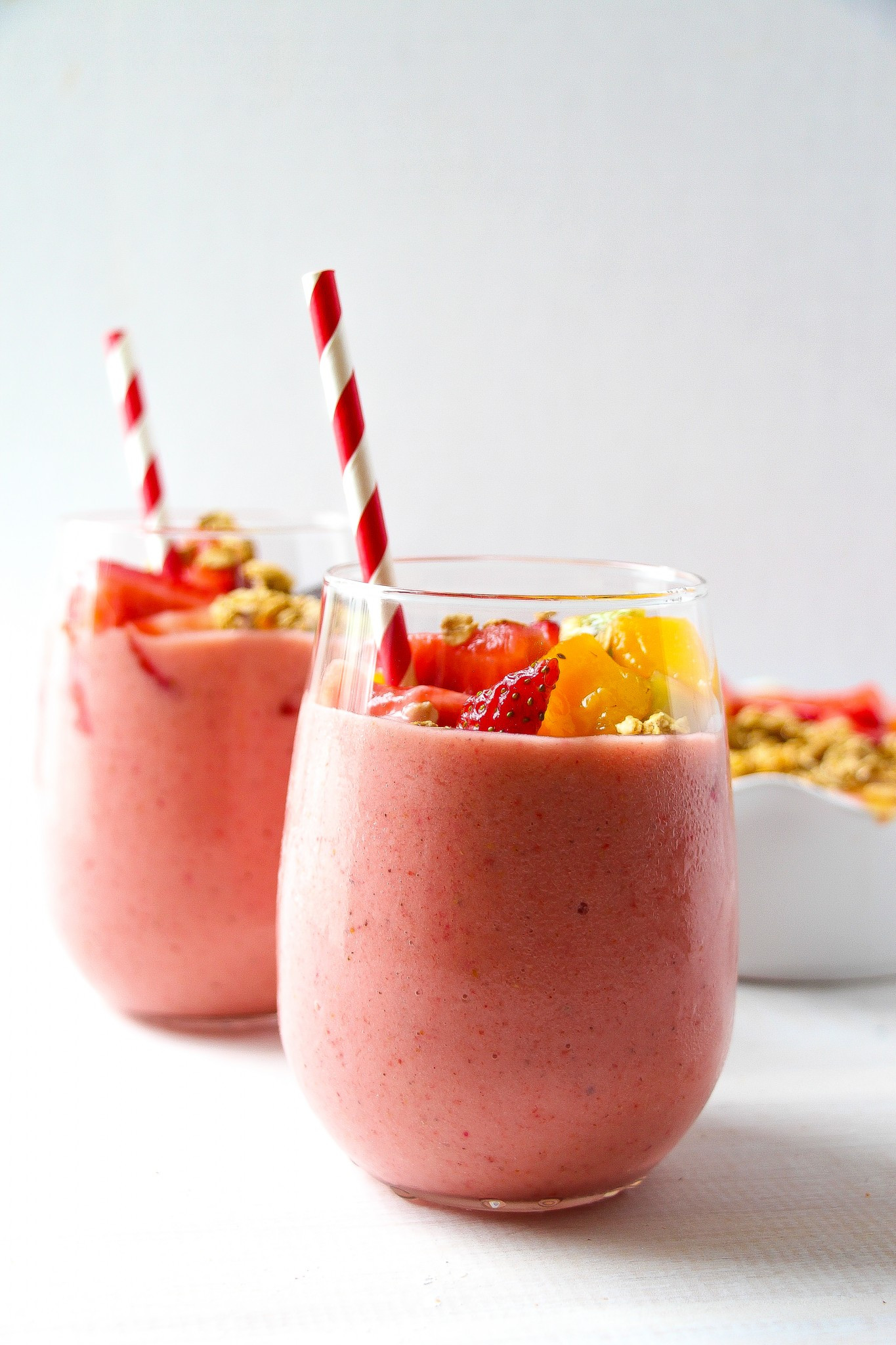 Berry Smoothie Recipes
 Four Fruit Smoothie Layers of Happiness
