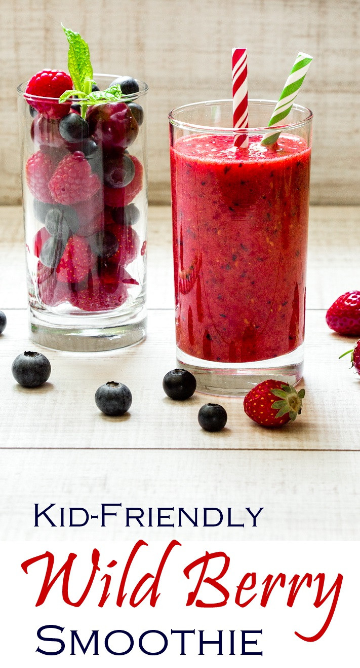 Berry Smoothie Recipes
 Kid Friendly Wild Berry Smoothie Recipe Dairy Free