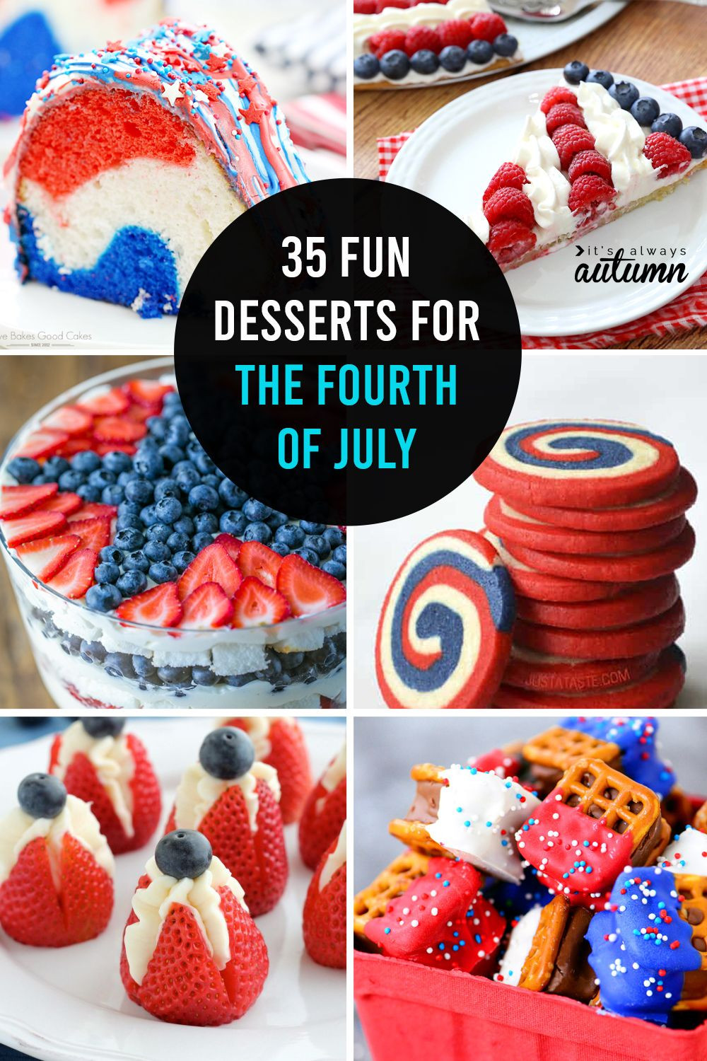 Best 4Th Of July Desserts
 20 red white and blue desserts for the Fourth of July