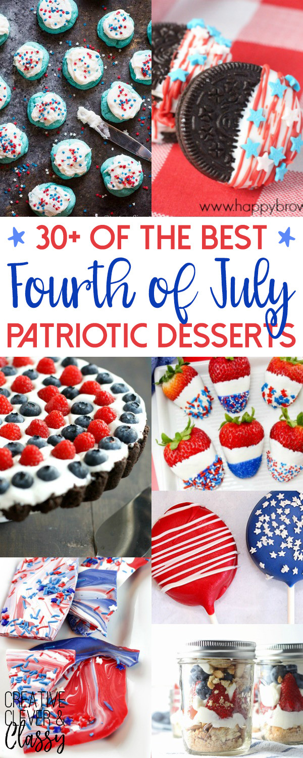 Best 4Th Of July Desserts
 30 of the Best Patriotic Fourth of July Desserts for the